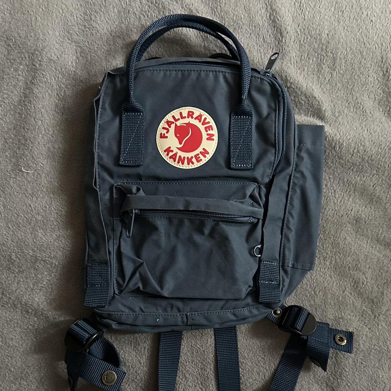 Fjallraven mini clearance backpack black