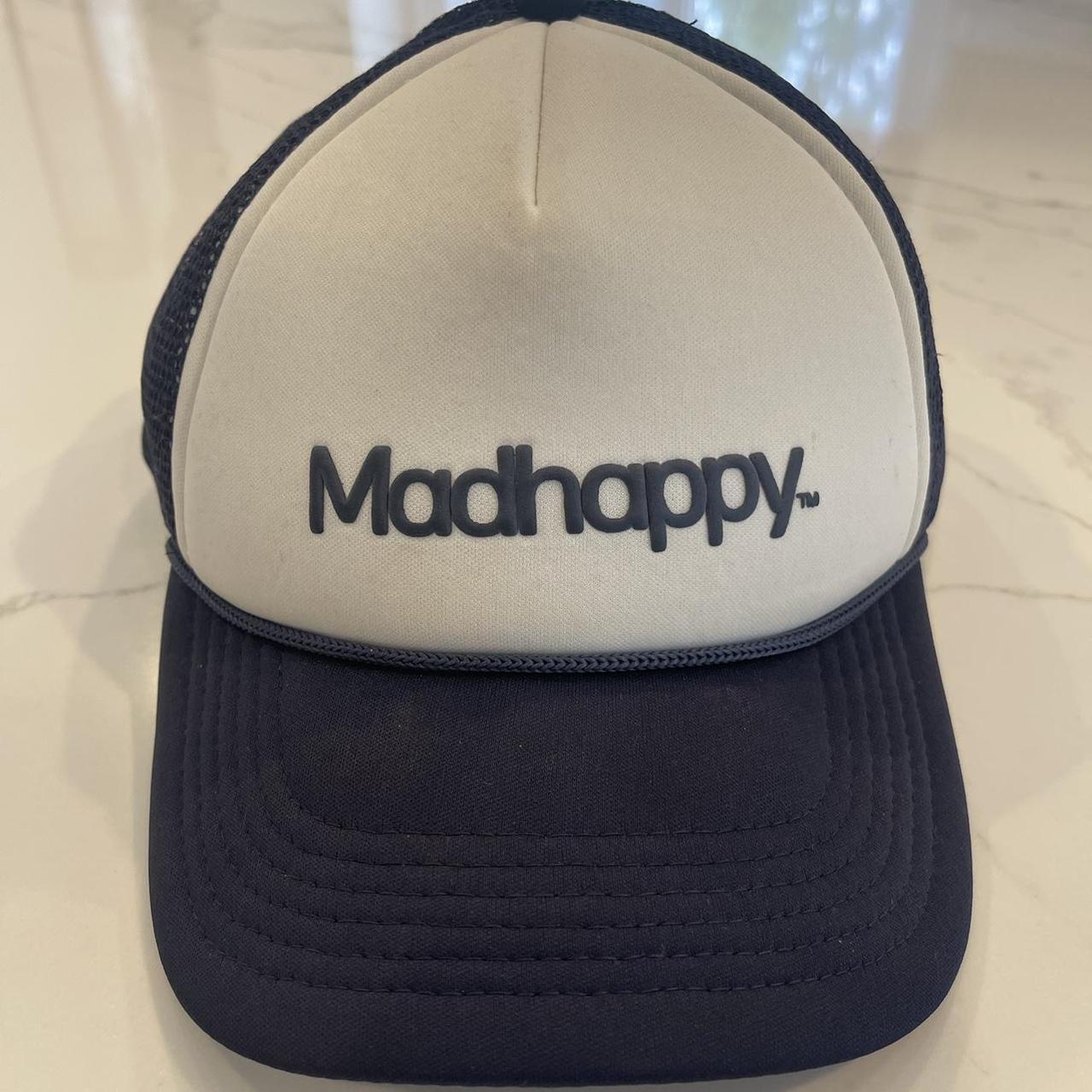 Madhappy classics foam trucker hat - navy - one size - Depop