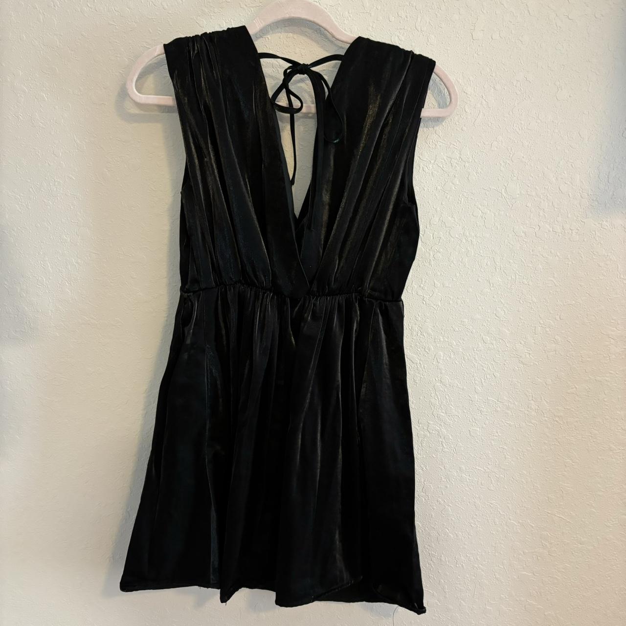 Black dress with bow in back! This would be a... - Depop