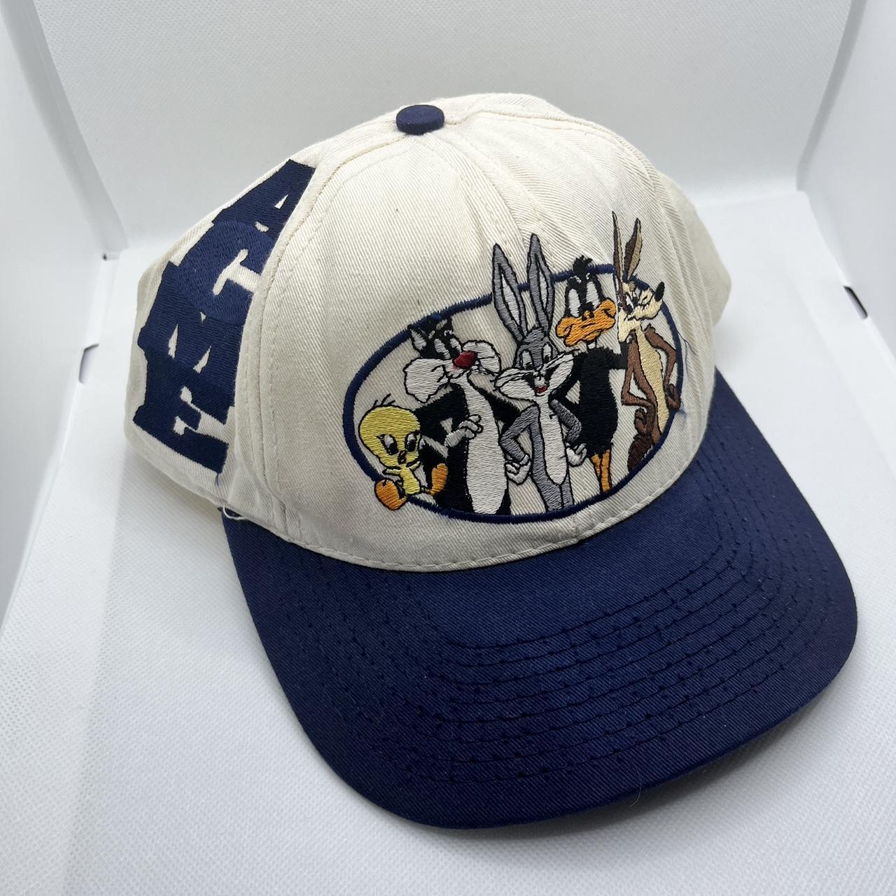 Vintage 1991 looney tunes Snapback Sz one size fits... - Depop