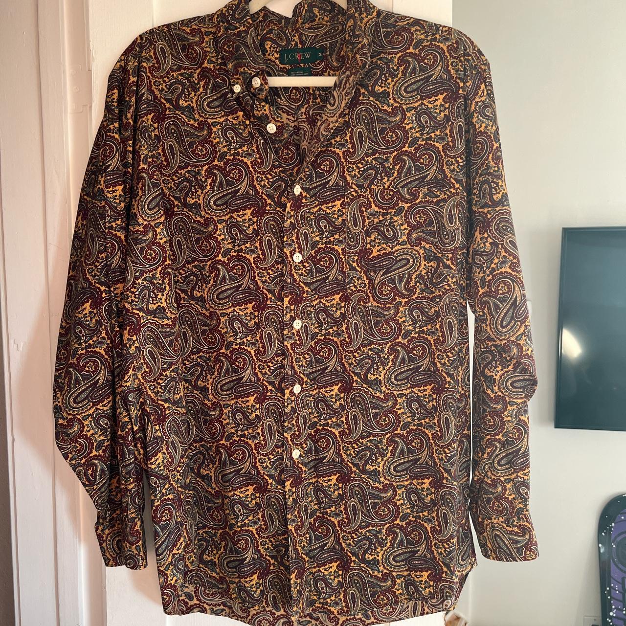 J Crew button up Nice fit Size medium - Depop