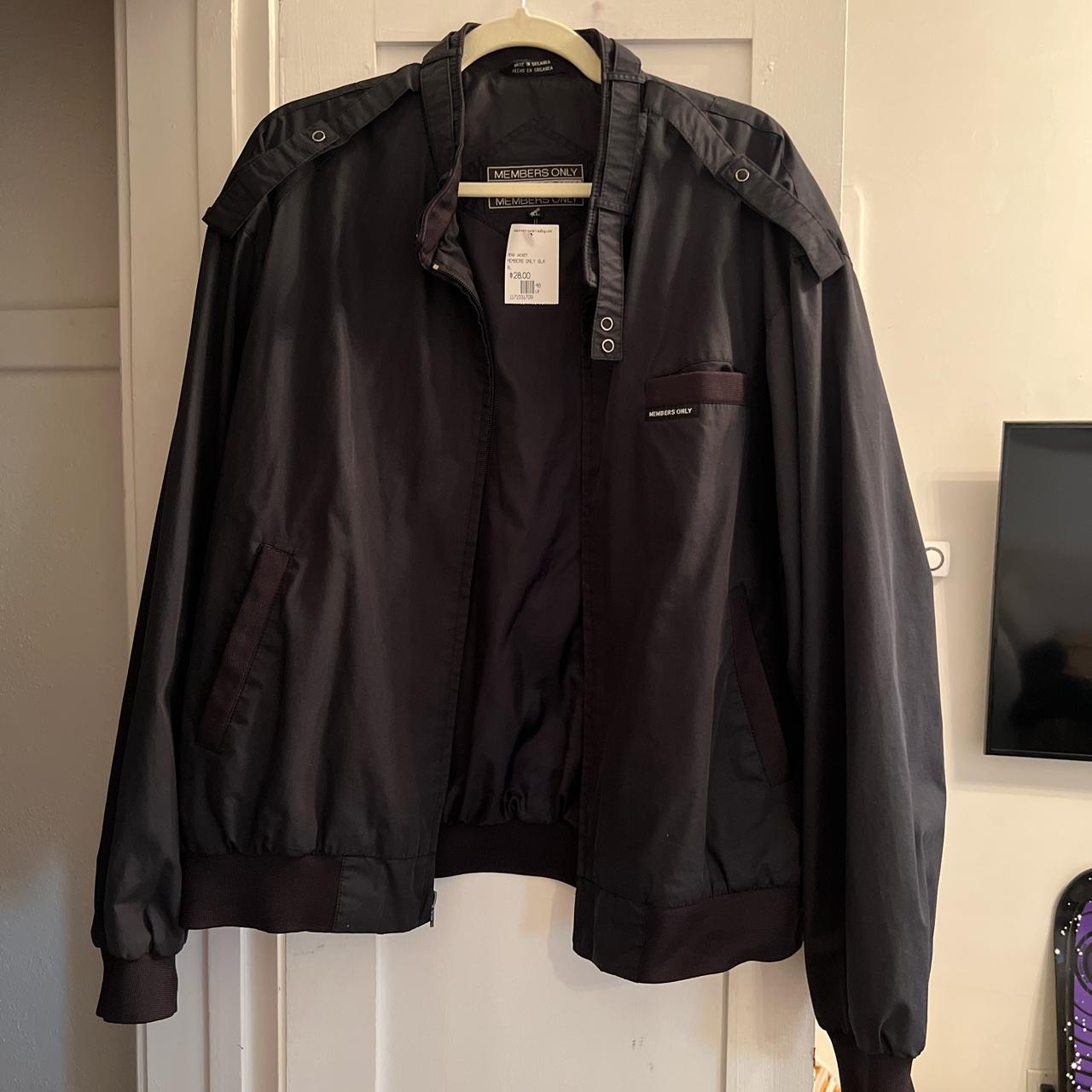 Black Members Only jacket Bought at Crossroads for... - Depop