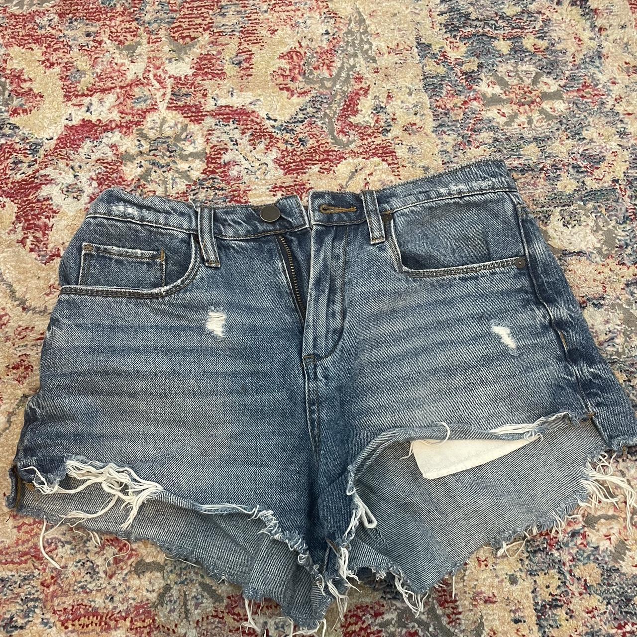 Blank NYC denim Jean shorts light wash - Depop