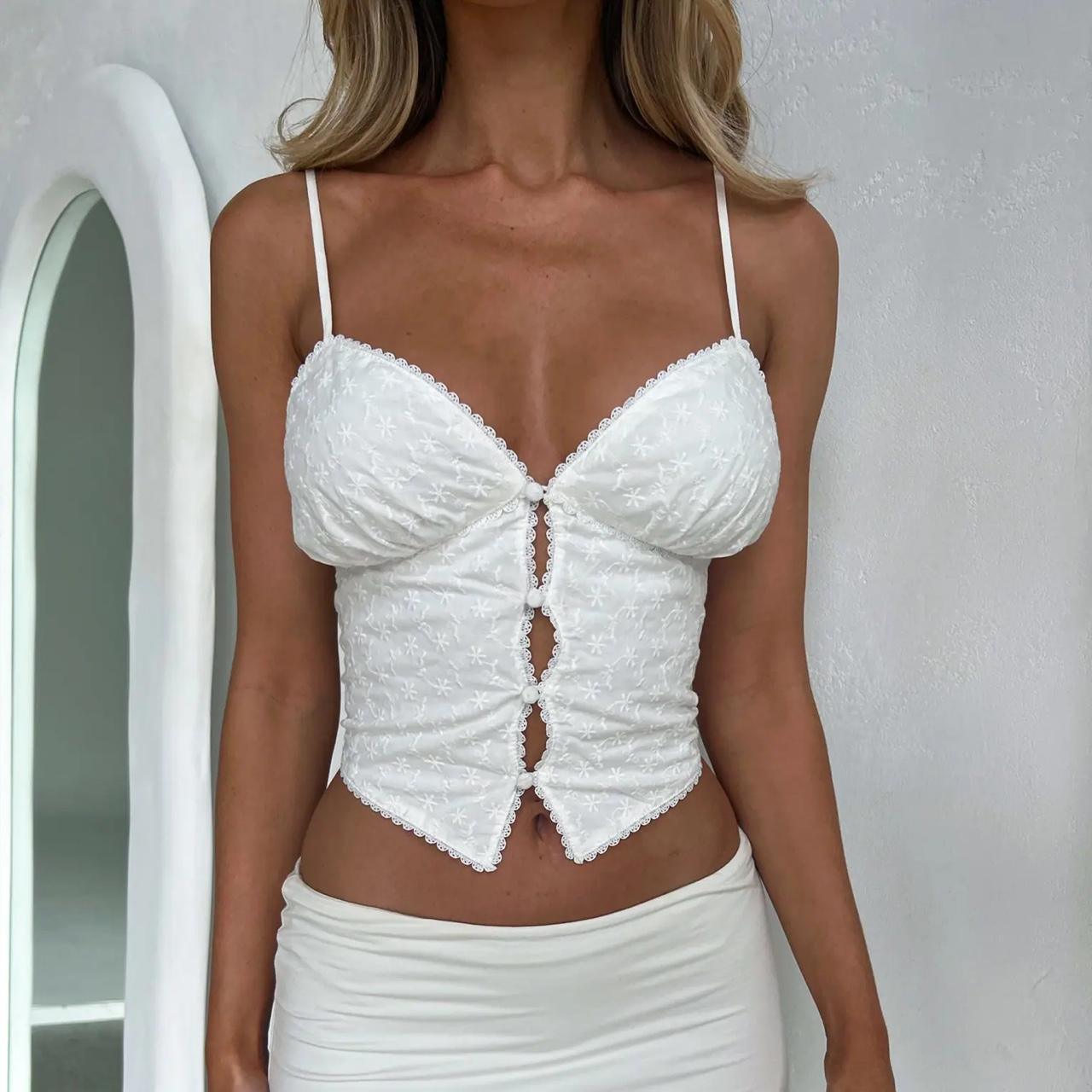 Tiger Mist Longline Corset Top White Size XL - $35 (30% Off Retail) - From  Janeth