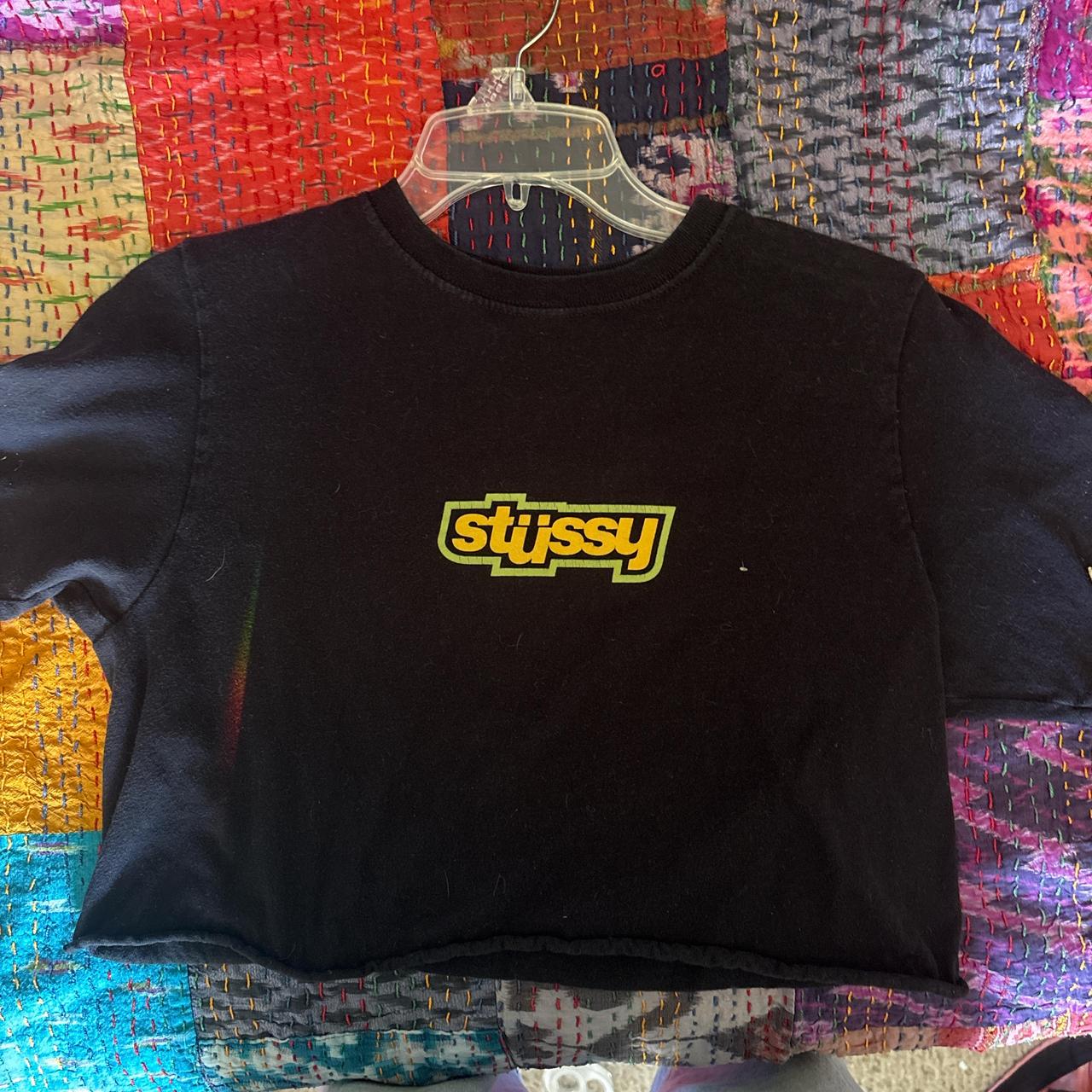 Stussy crop-top - Depop
