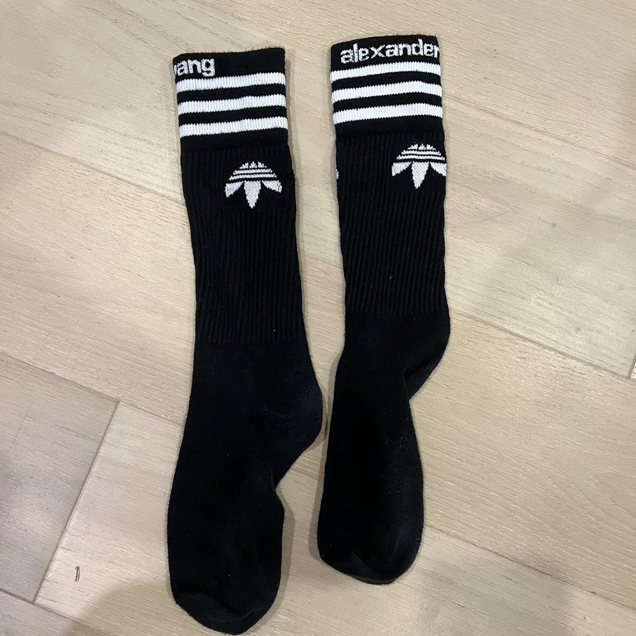 Alexander Wang x Adidas high socks. Worn once. Depop