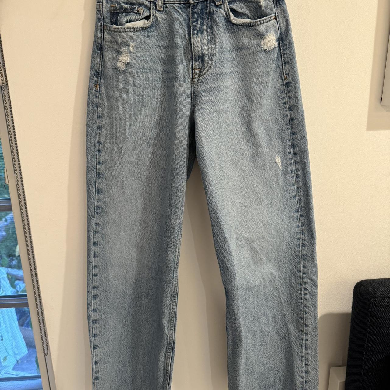 Light Wash Zara Jeans Depop