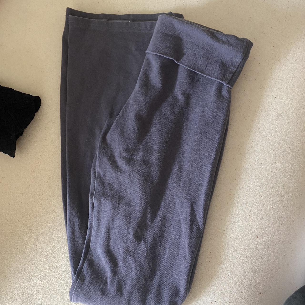 Dark grey brandy Melville yoga pants worn a handful... Depop