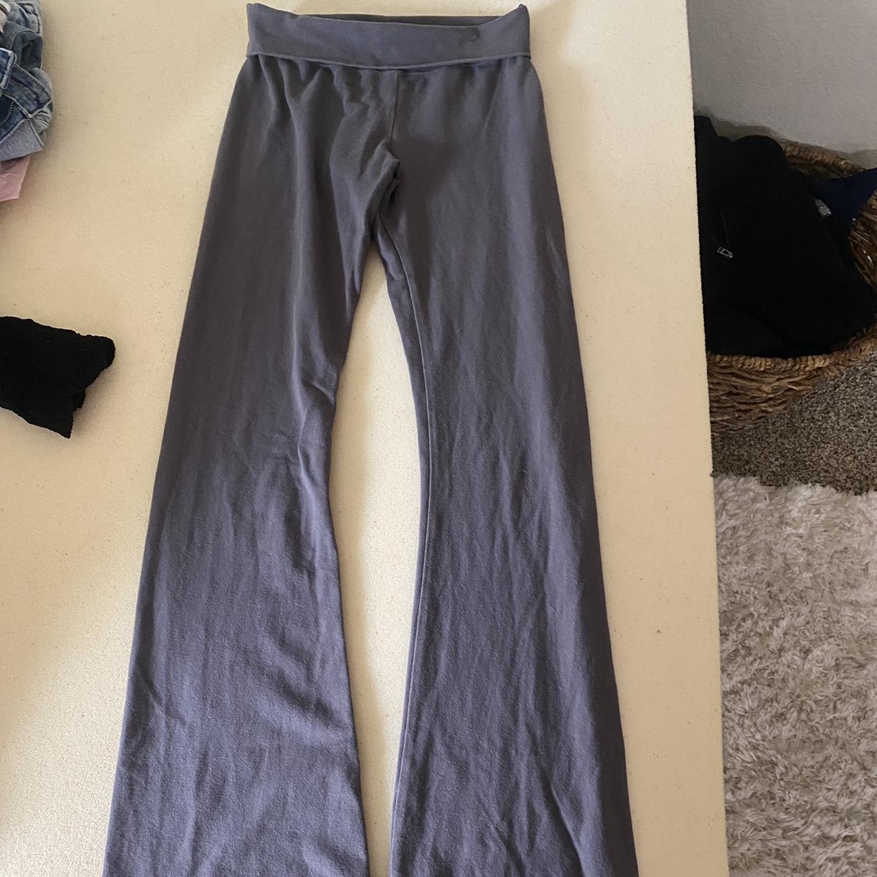 Dark grey brandy Melville yoga pants worn a handful... Depop