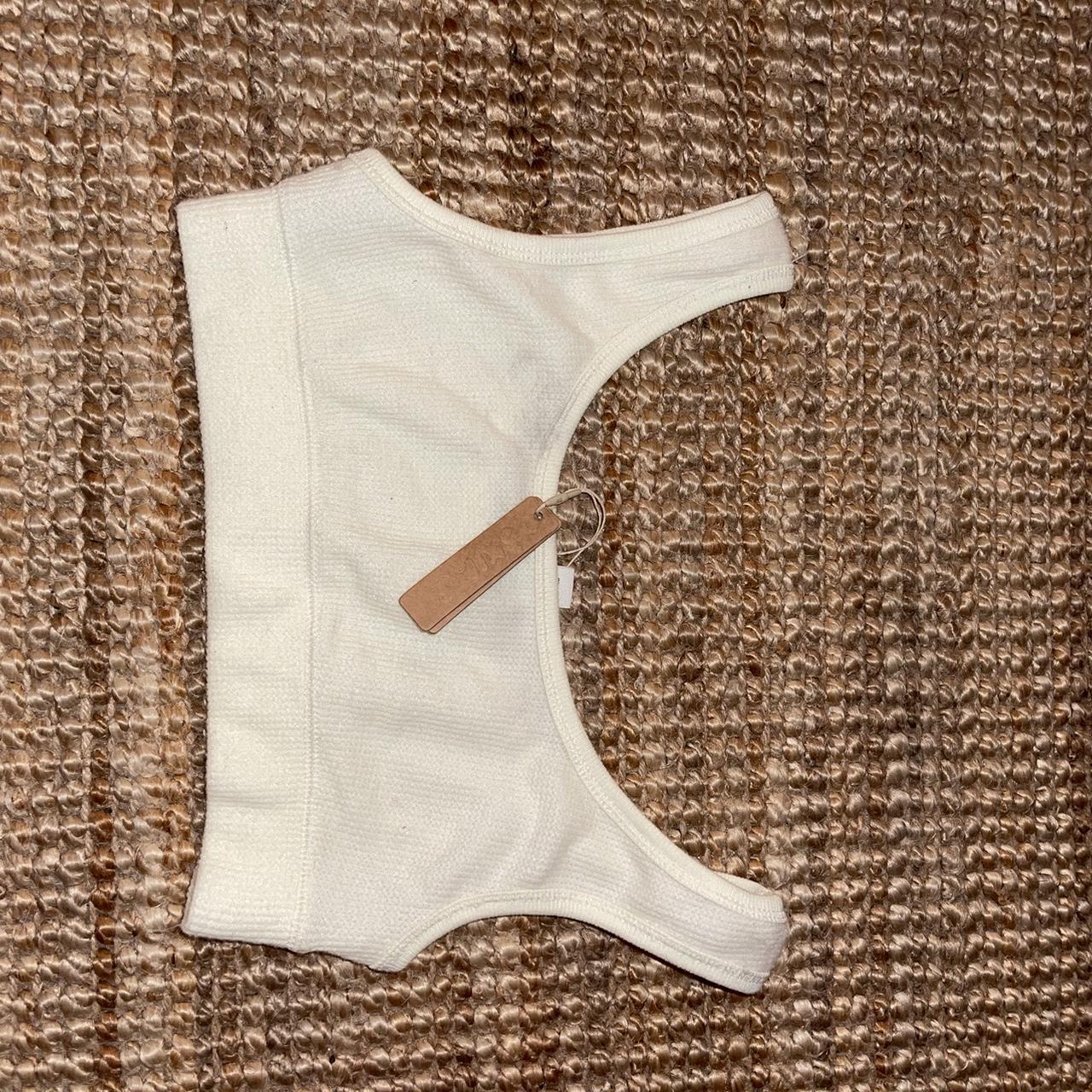 Skims waffle bralette Never worn with tags Medium - Depop