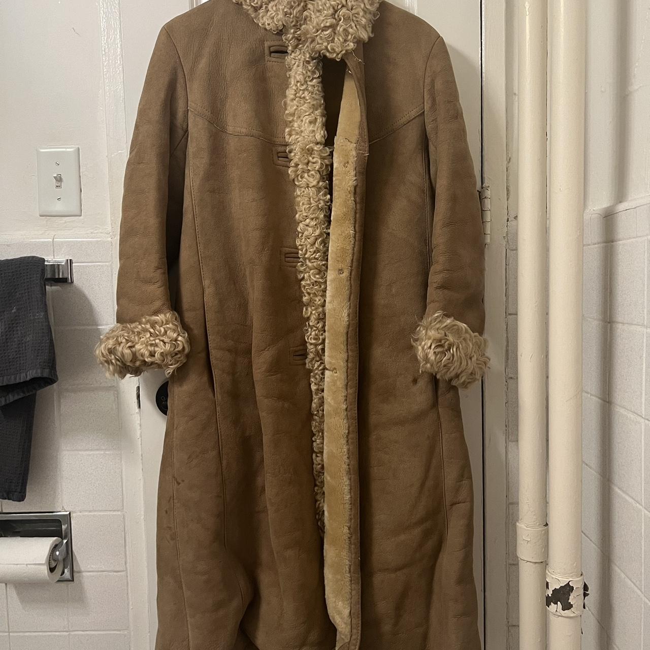 Burberry s of London vintage shearling coat. In fair