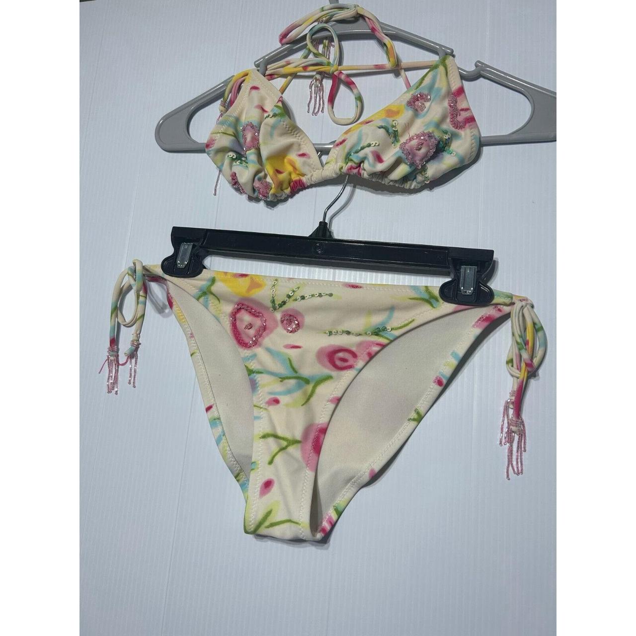 OVIESSE TWO PIECE BIKINI SET WOMENS SIZE S... Depop