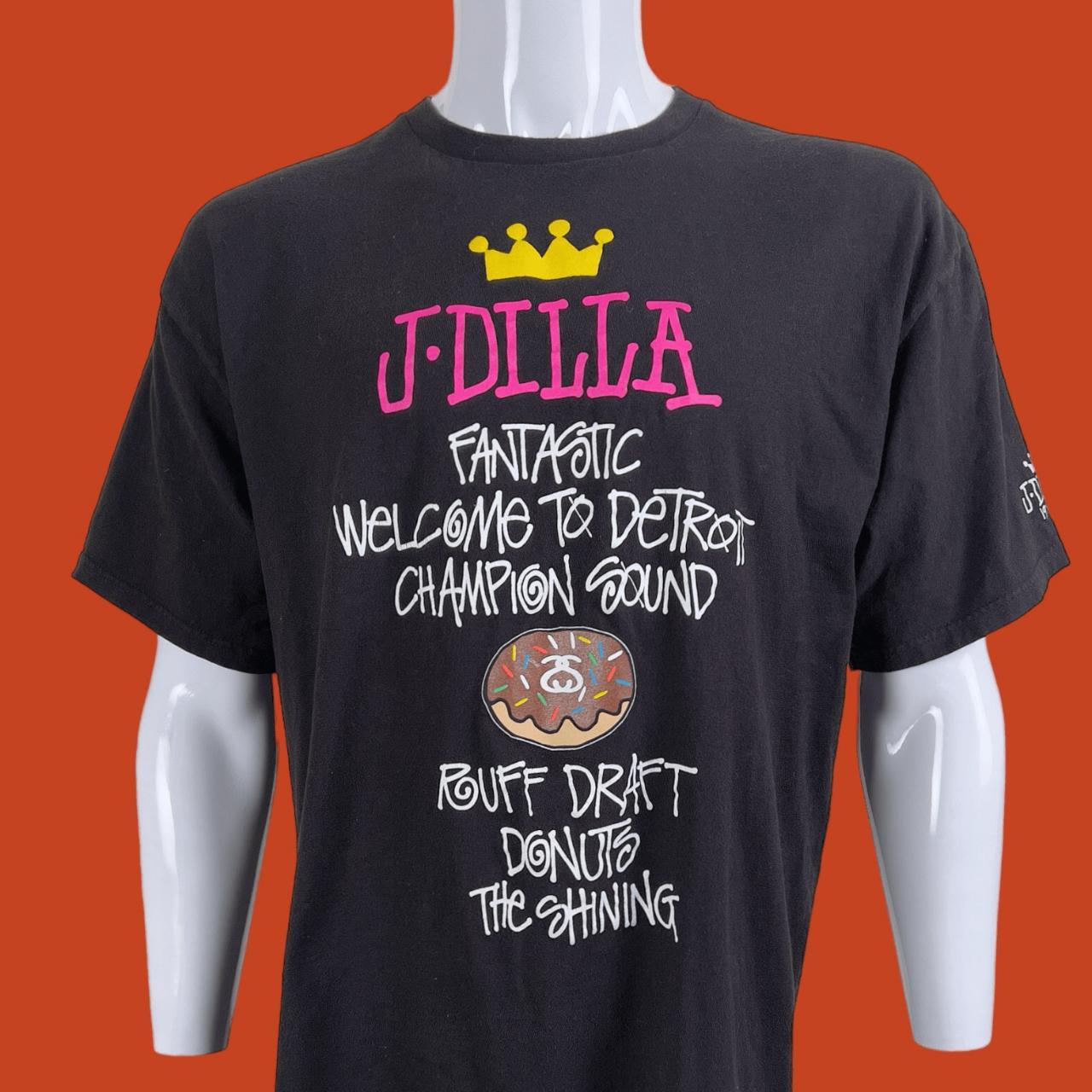 Limited edition J Dilla Stussy double stitch one. Depop