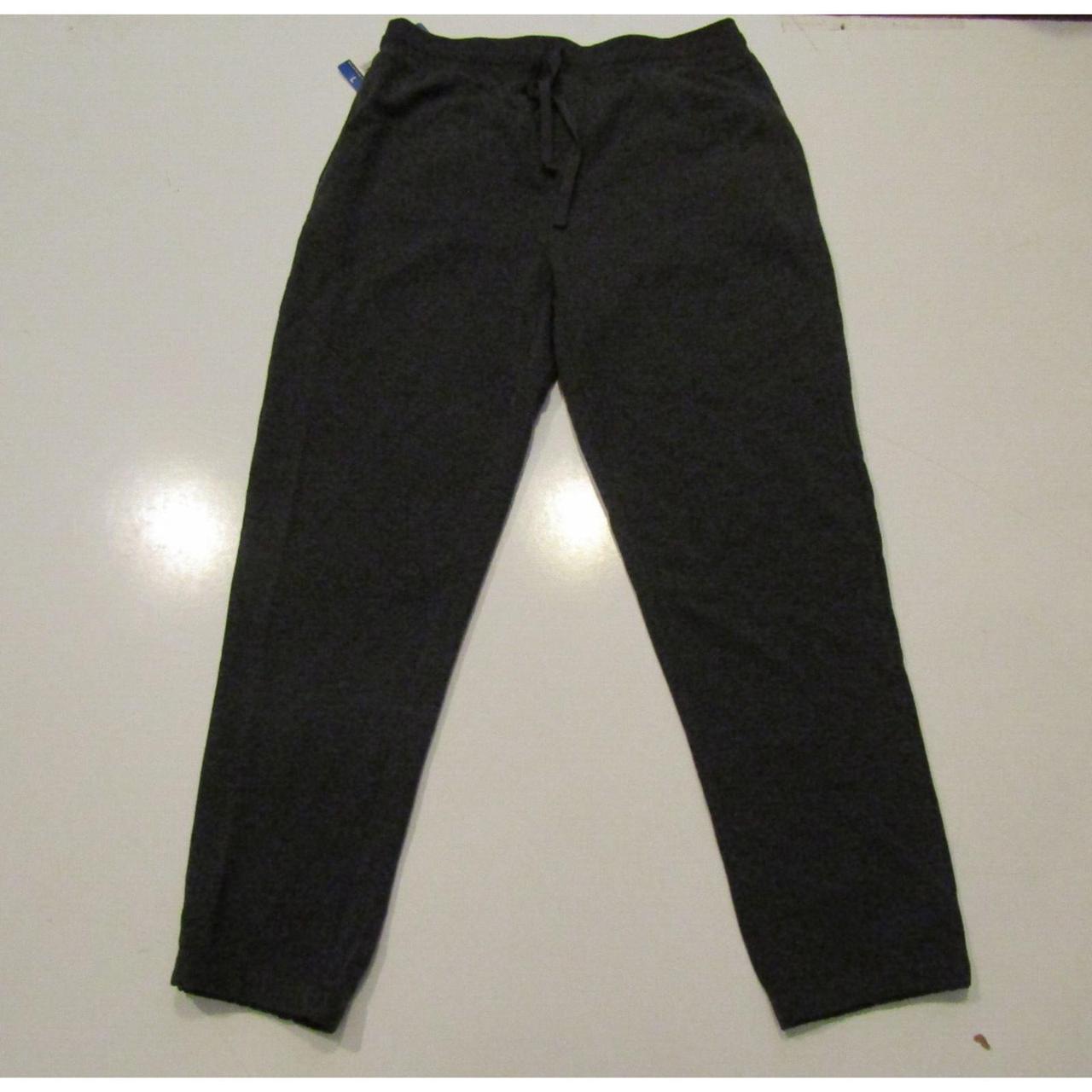 32 Degrees Lounge Sweatpants Terry Black Gray Size... - Depop