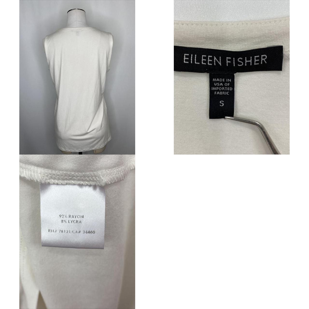 Eileen Fisher Women's White T-shirt (4)