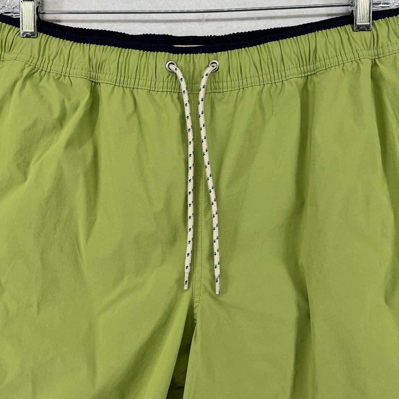 J.Crew Men's Green Swimbriefsshorts Depop