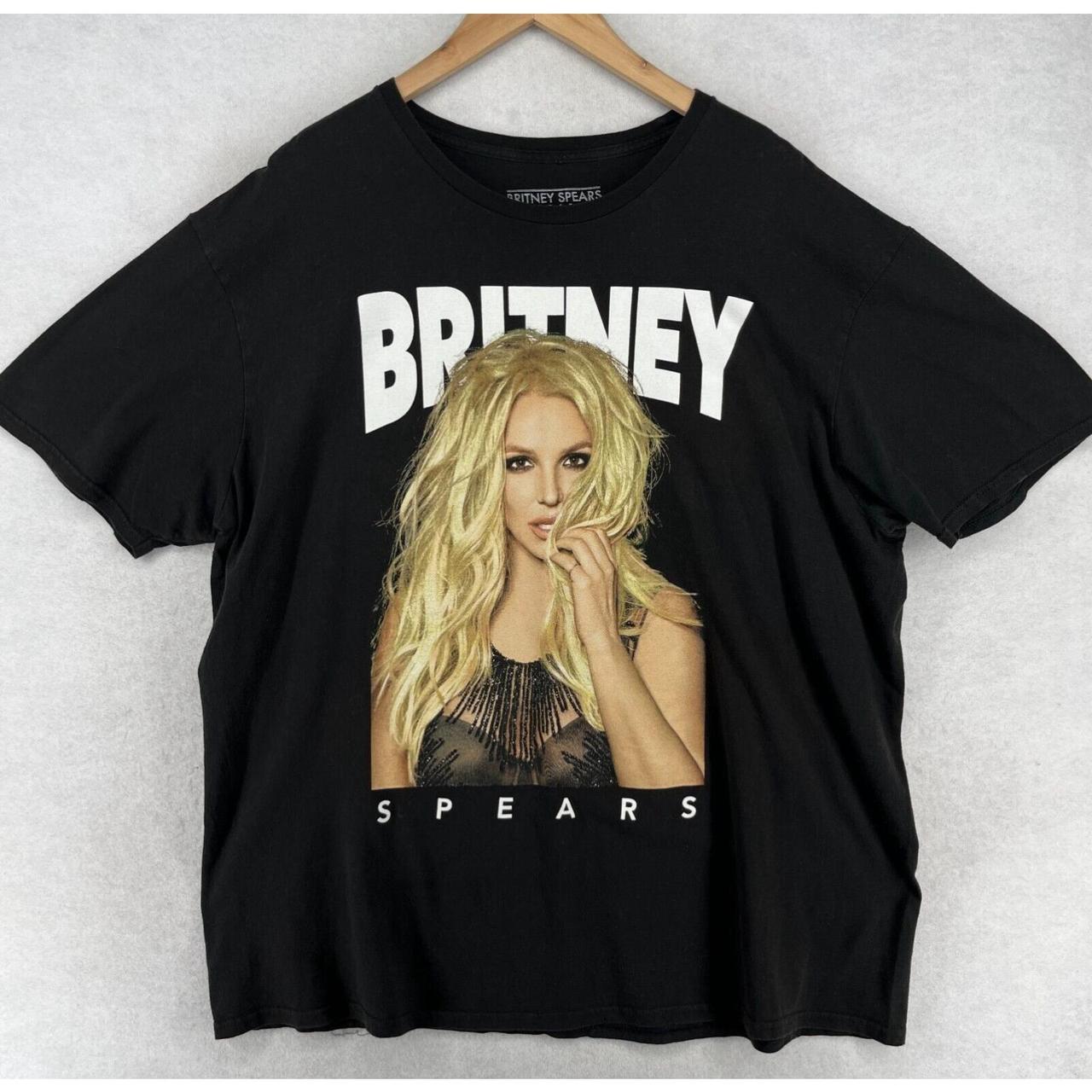 BRITNEY SPEARS PIECES OF ME TOUR Graphic T-Shirt... - Depop