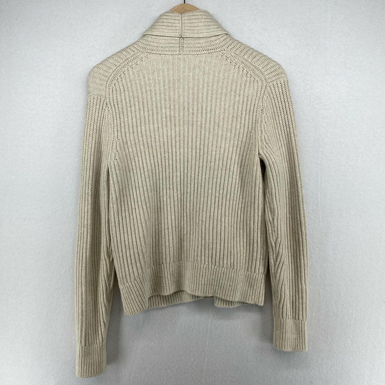 GAP Cotton Knit Grandpa Cardigan Womens M Shawl... - Depop