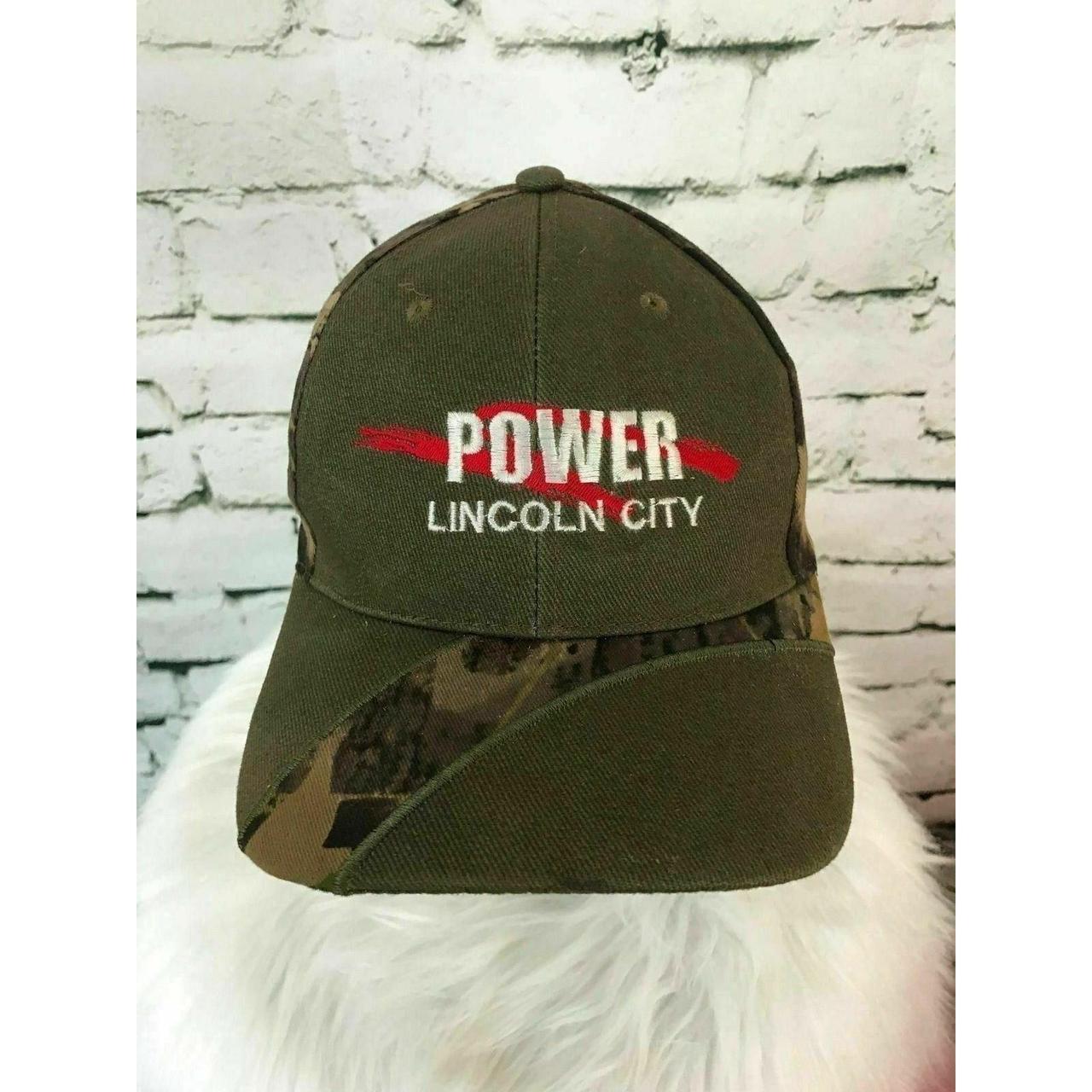 Power Lincoln City Mens Hat Brown Camo Green... Depop