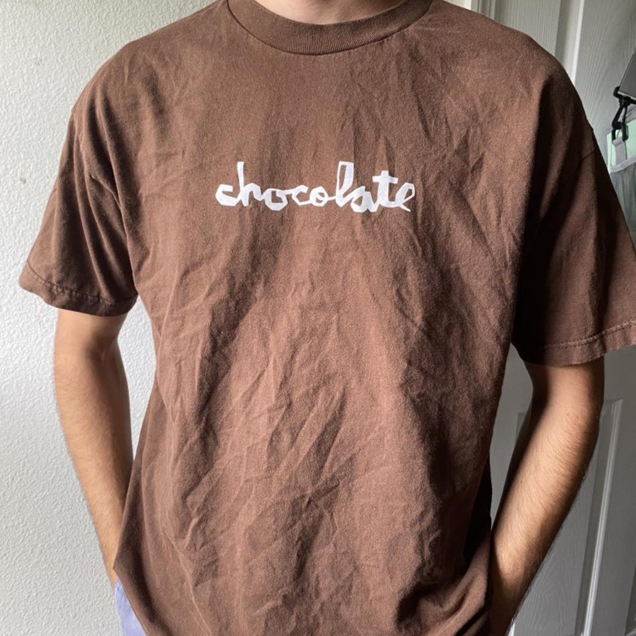 Old chocolate skateboards collab shirt with Yoo-hoo - Depop