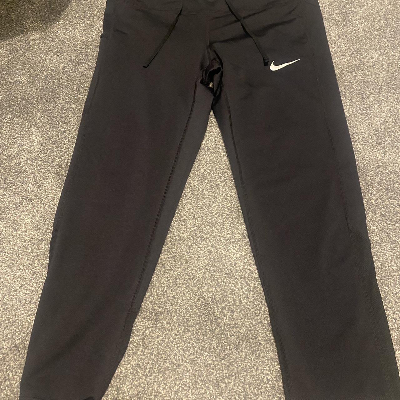 Nike 3/4 black gym leggins. New with tags, excellent... - Depop
