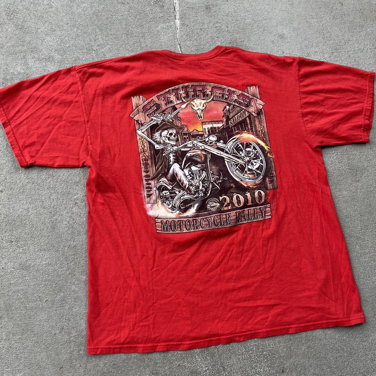 VINTAGE Sturgis Biker Shirt •Great condition •Size... - Depop