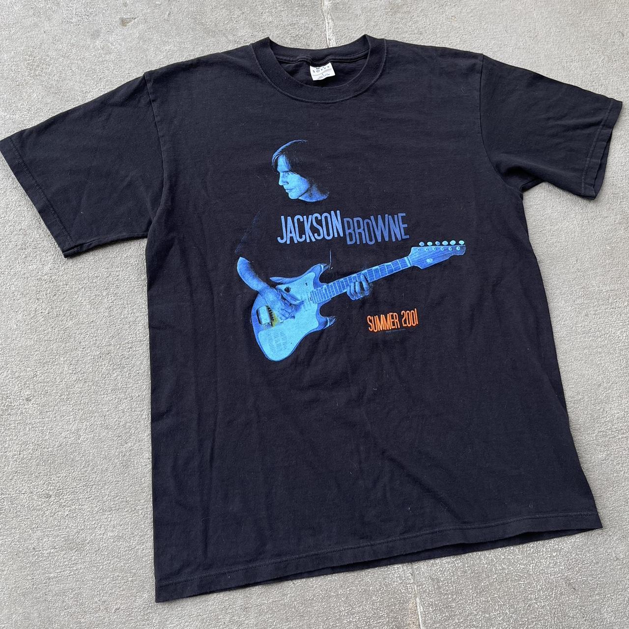 VINTAGE 2001 Jackson Browne Tour Shirt •Great... - Depop