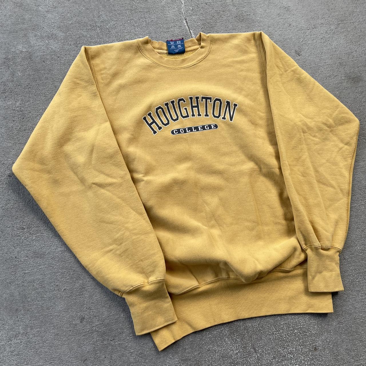 Yellow discount college sweatshirt