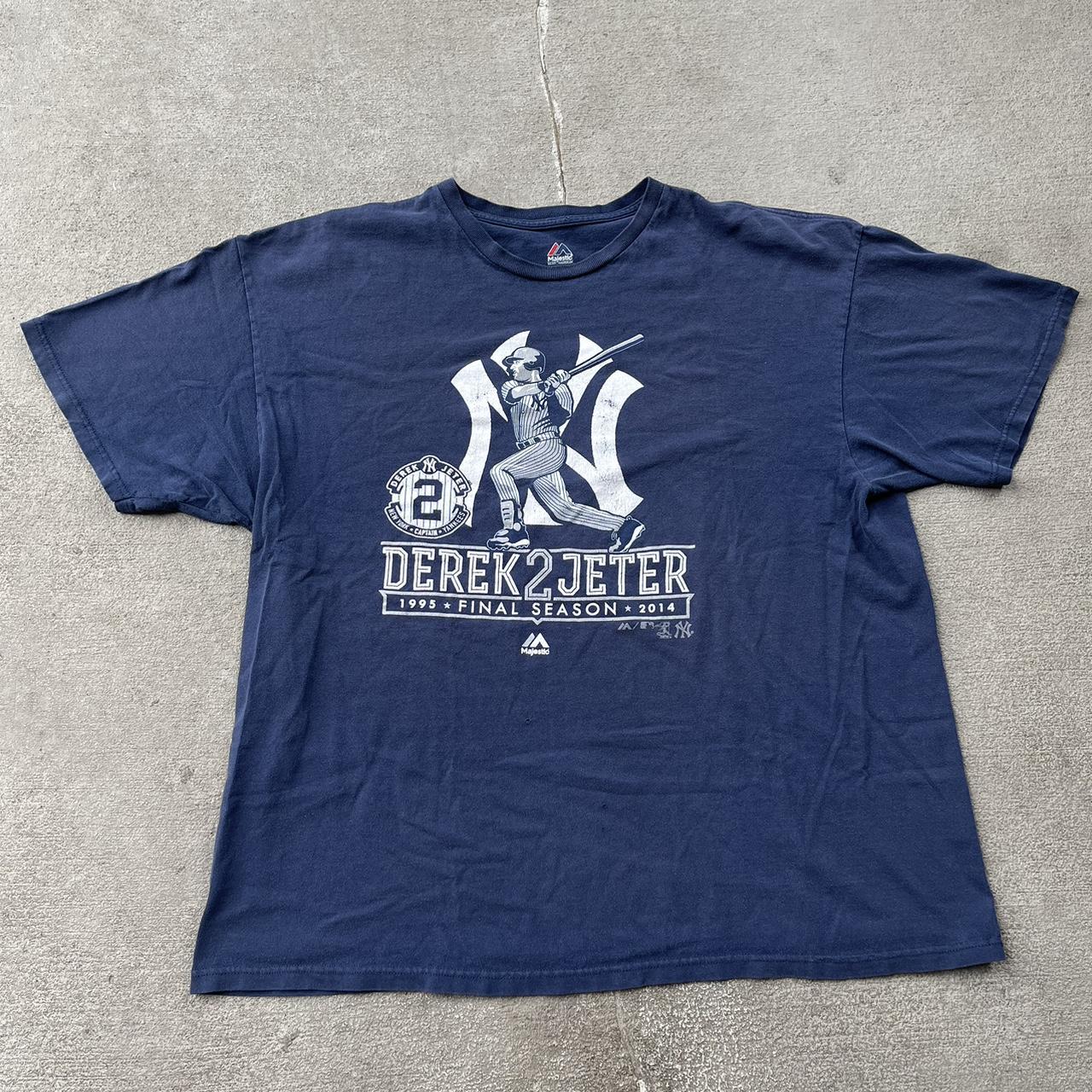 Red New York Yankees Jeter Jersey #sauceinthecity - Depop