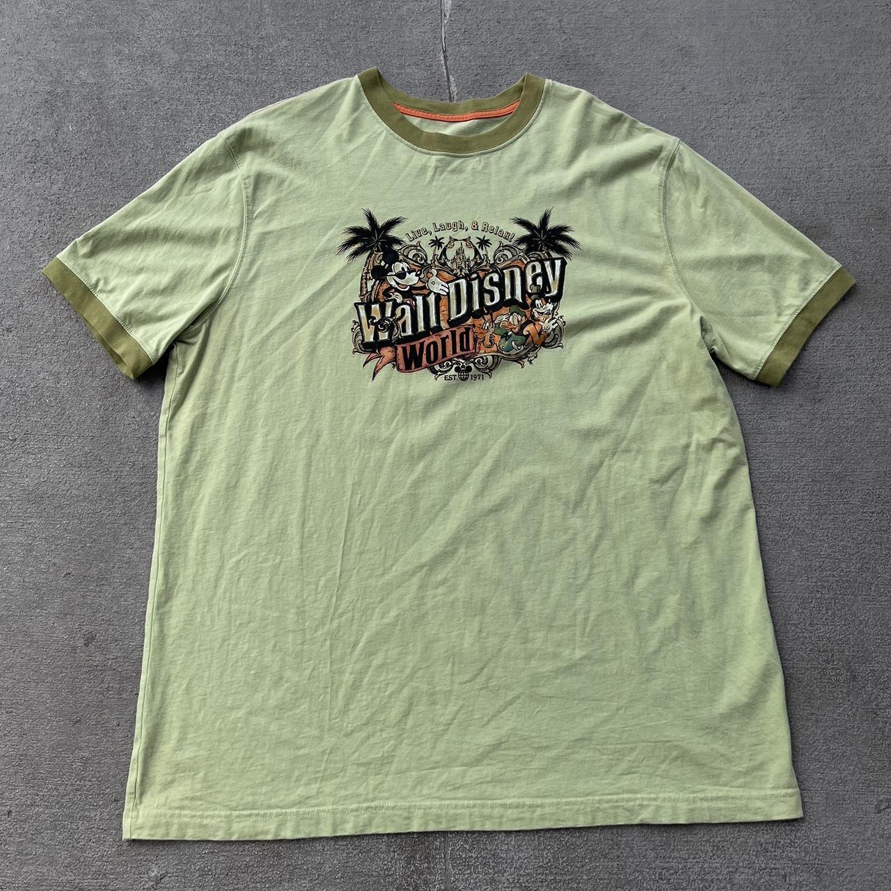 Disney Men's Green T-shirt | Depop