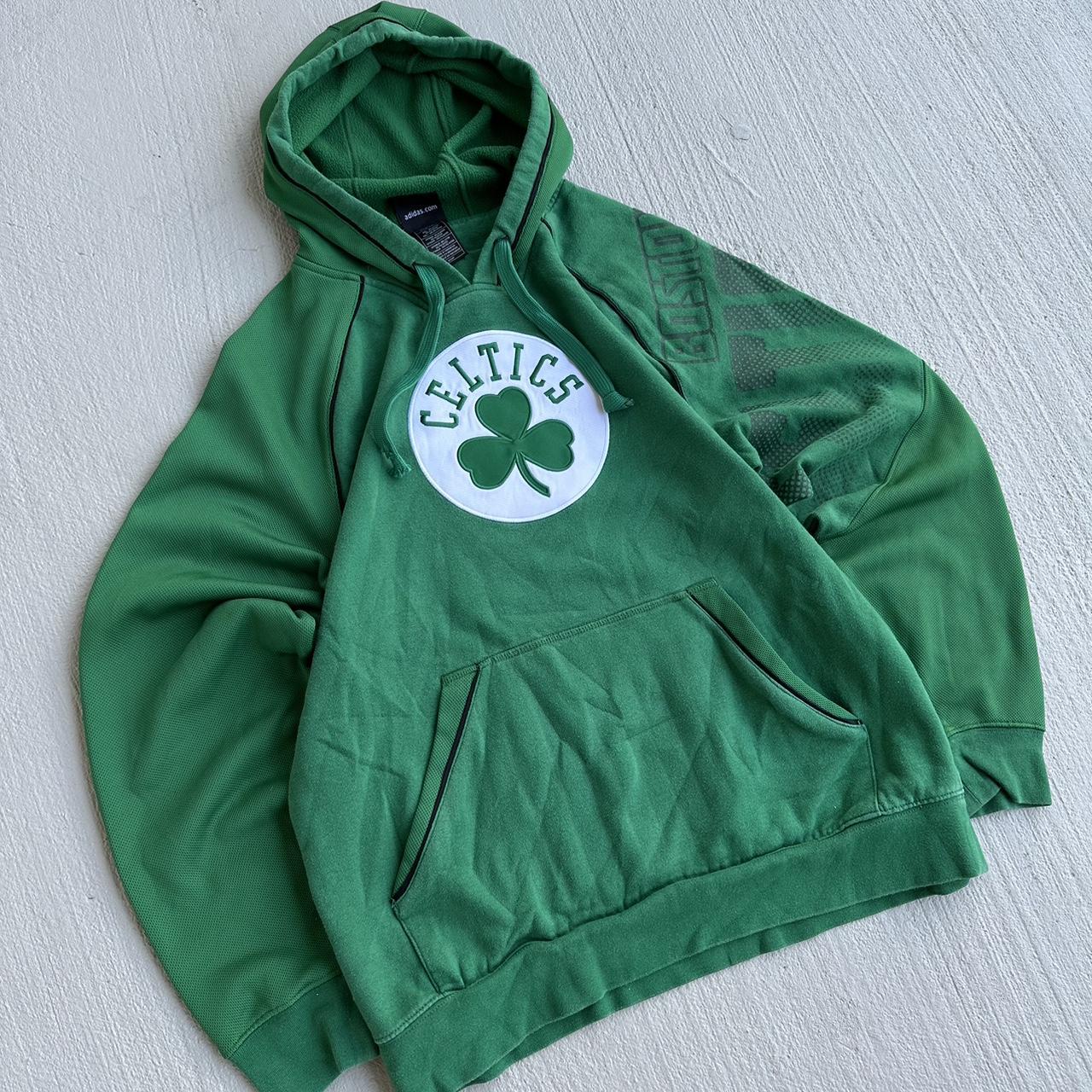 Vintage Adidas Boston Celtics Hoodie Good Condition - Depop