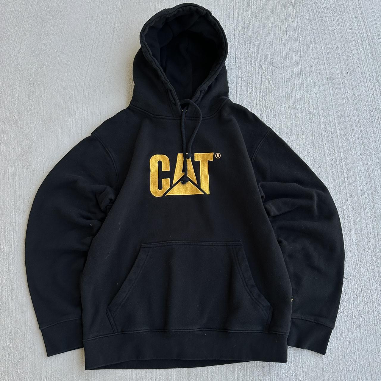 Cat Caterpillar Machinery Hoodie •Great condition... - Depop