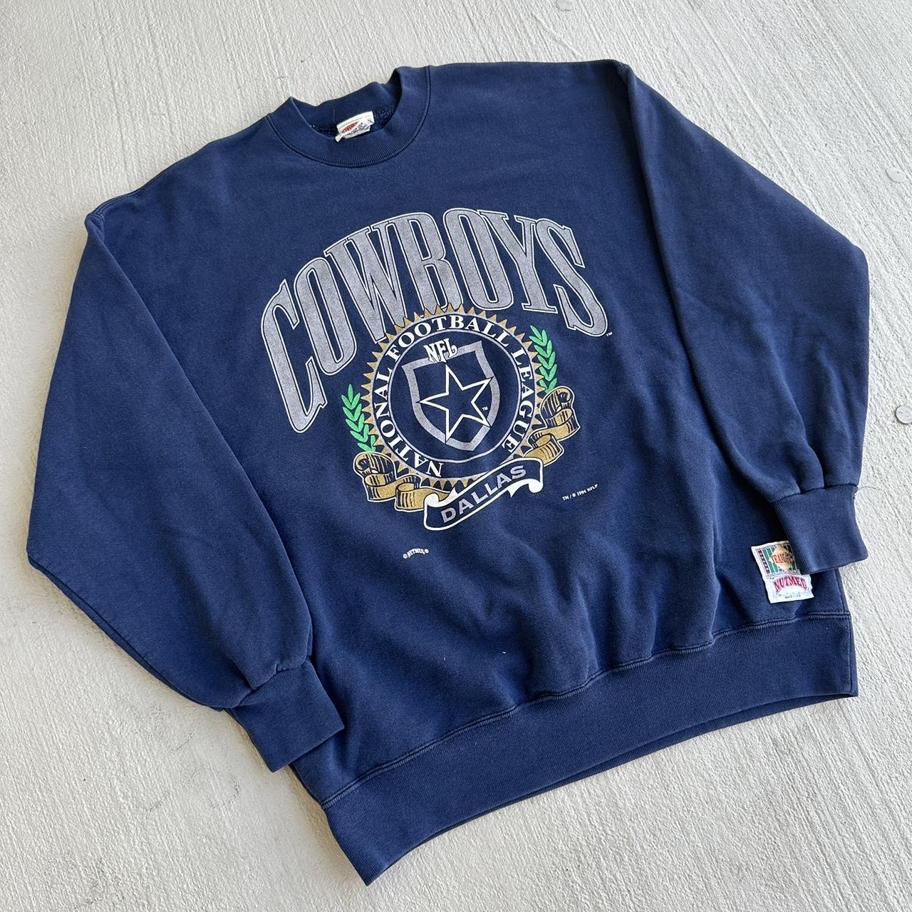 Vintage NFL Dallas Cowboys Boys Hoodie Sweatshirt - Depop