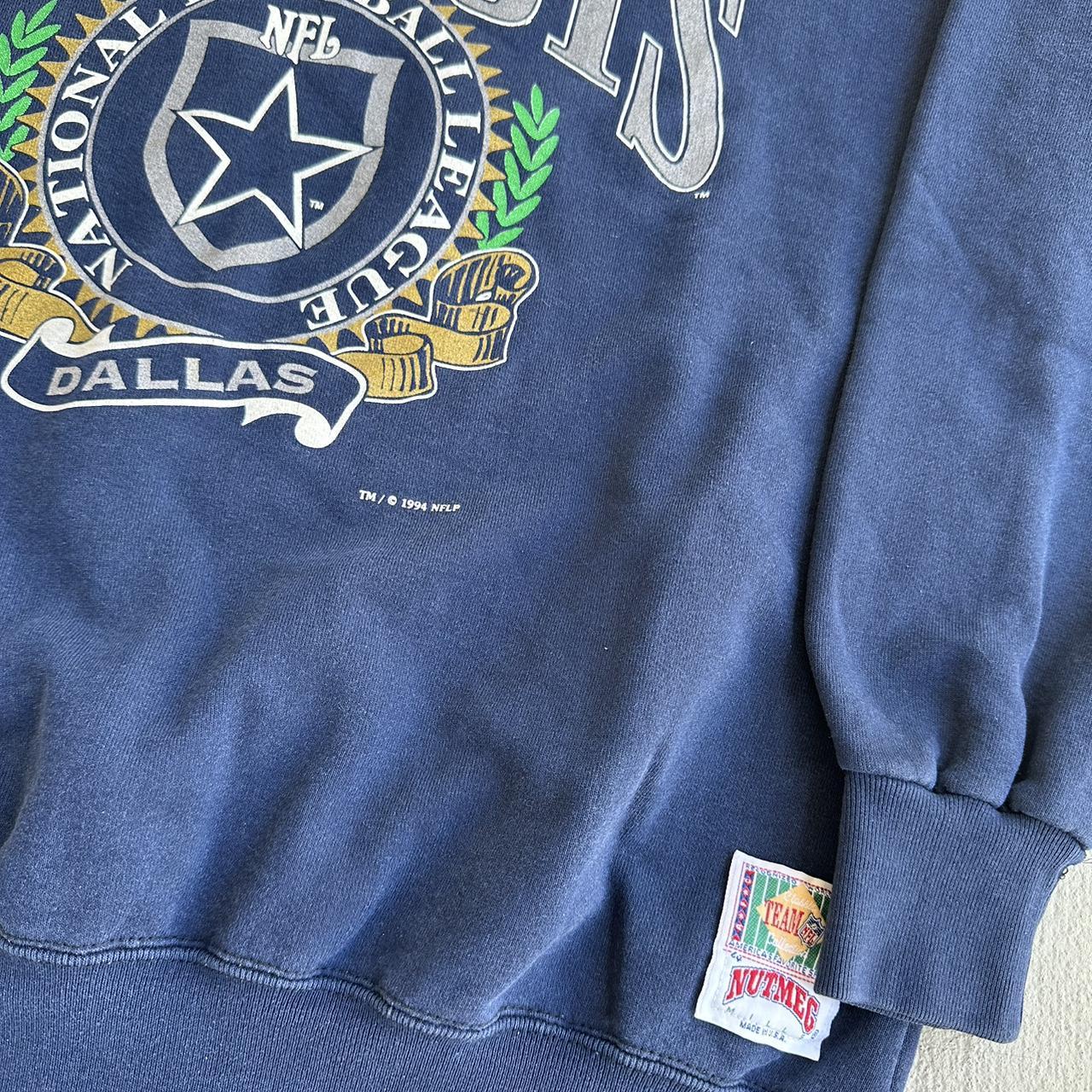 Vintage 1994 Dallas Cowboys NFL Nutmeg Sweatshirt Size Medium