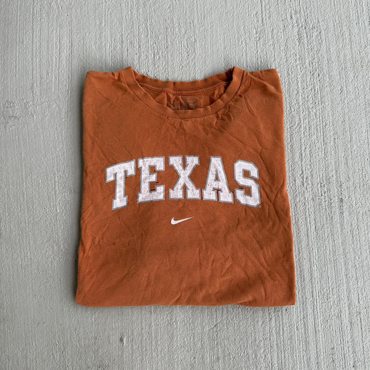 Texas Longhorns Nike Baseball Henley Jersey Size - Depop