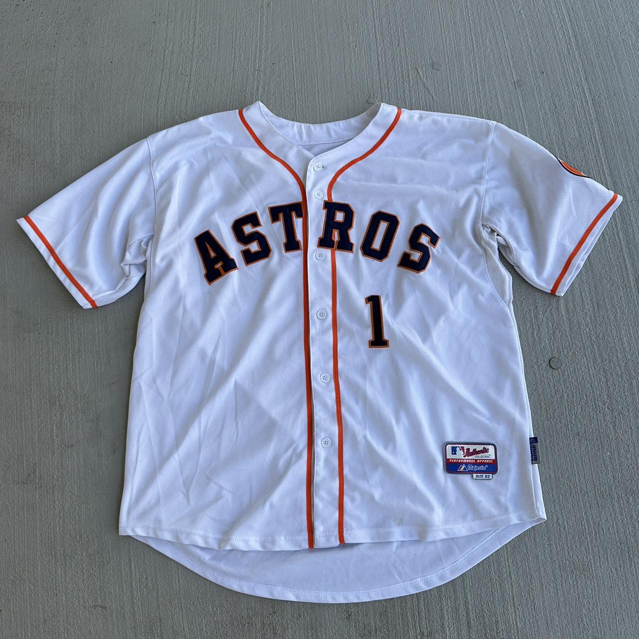 Youth Majestic Houston Astros #1 Carlos Correa Authentic Orange