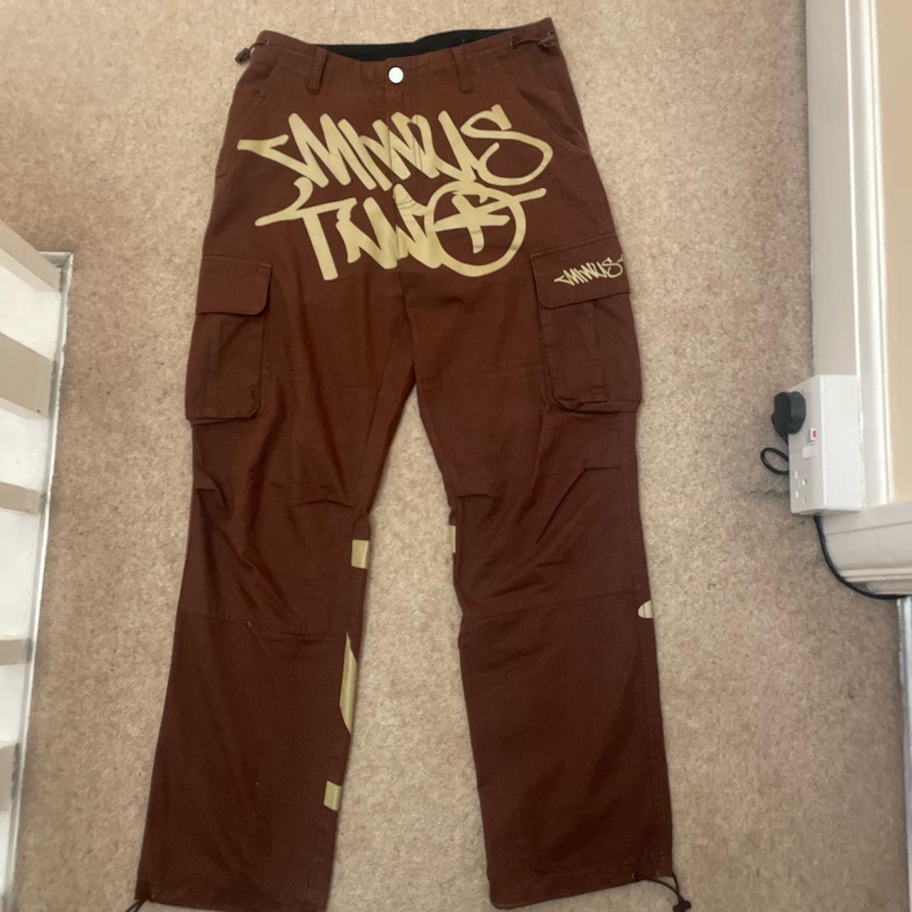 Brown Minus Two cargos Size: Small Very good | Depop