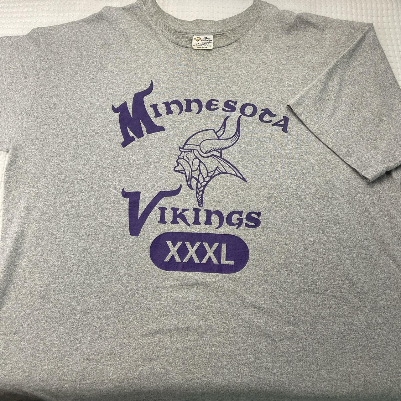 Minnesota Vikings Football Men's Streetwear Short Sleeve T-Shirts