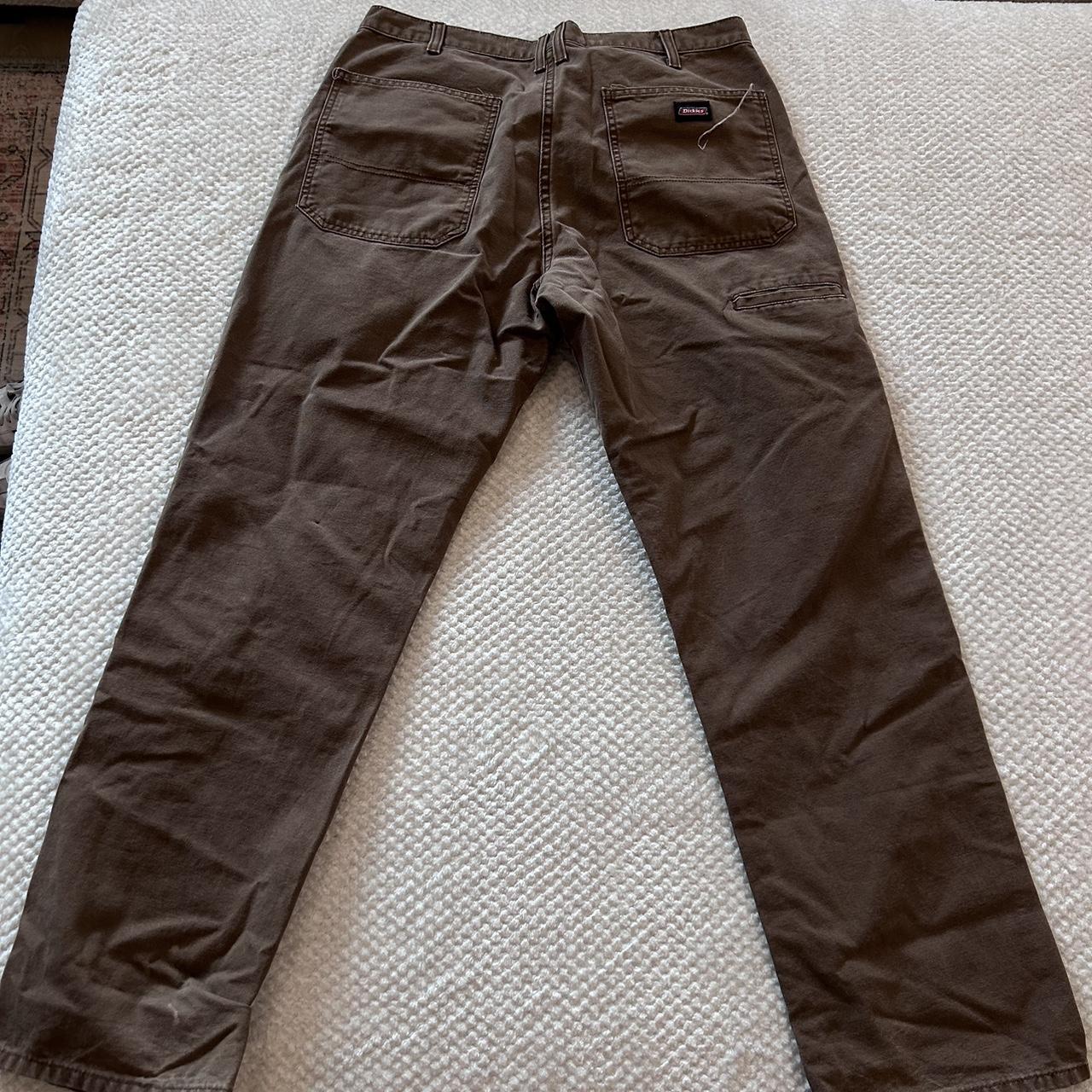 vintage dickies pants, cool distressing W34 L32 Leg... - Depop