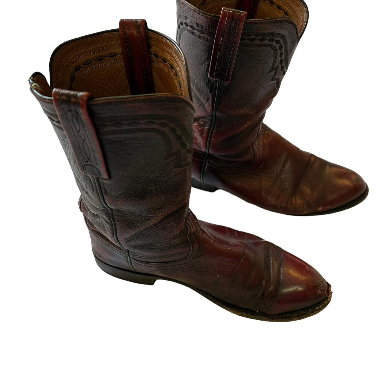 mens red walking boots