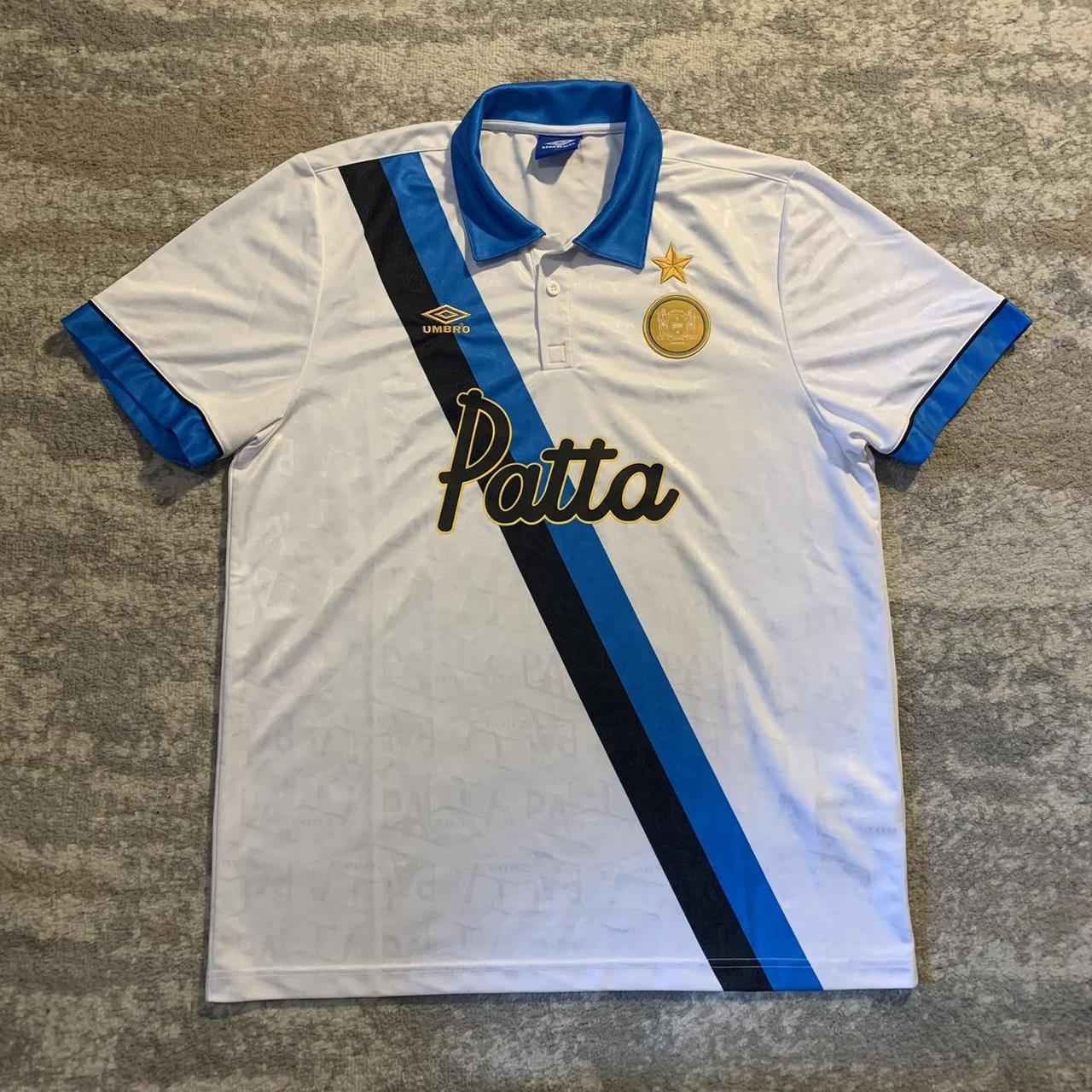 Patta Umbro Inter Milan 1993/94 Away Football Jersey... - Depop