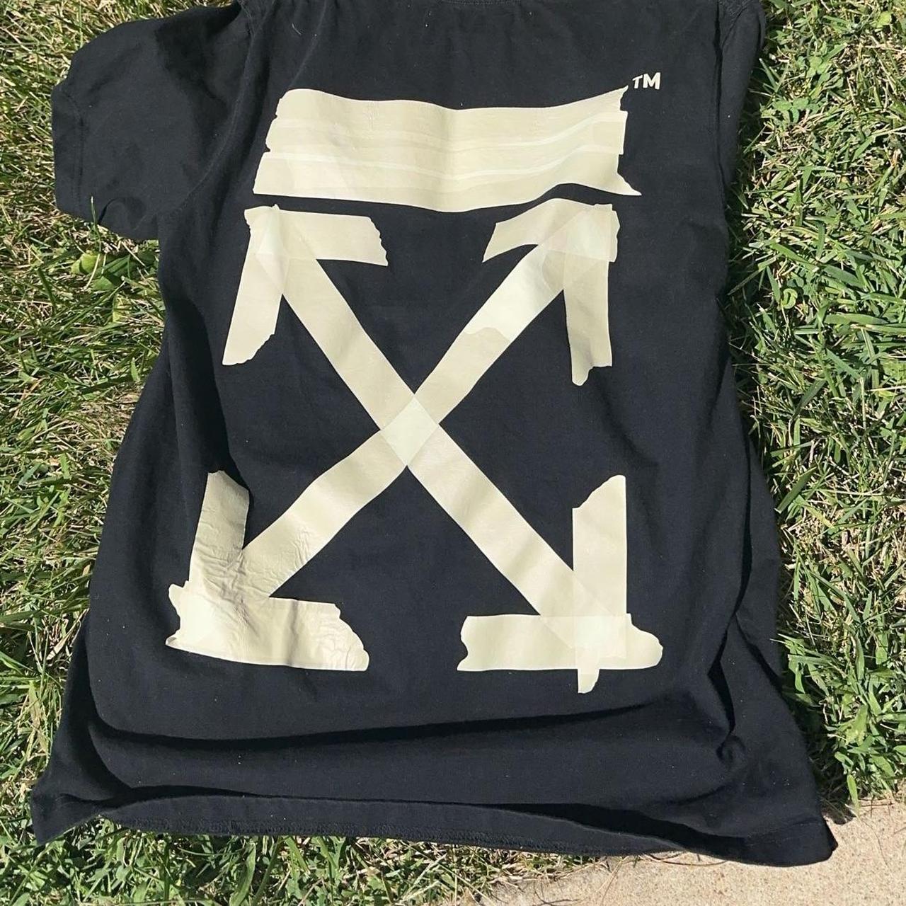 Off-White 2024 Oversized Tape Arrows T-Shirt