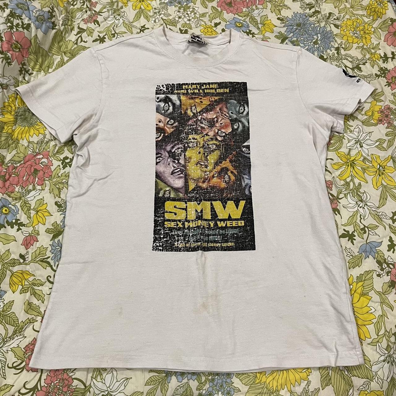 Sex Money Weed Shirt. Does have a stain below logo... - Depop