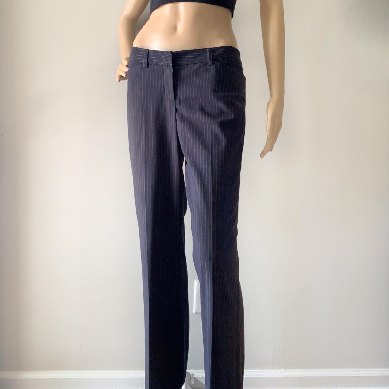 Striped sale business pants