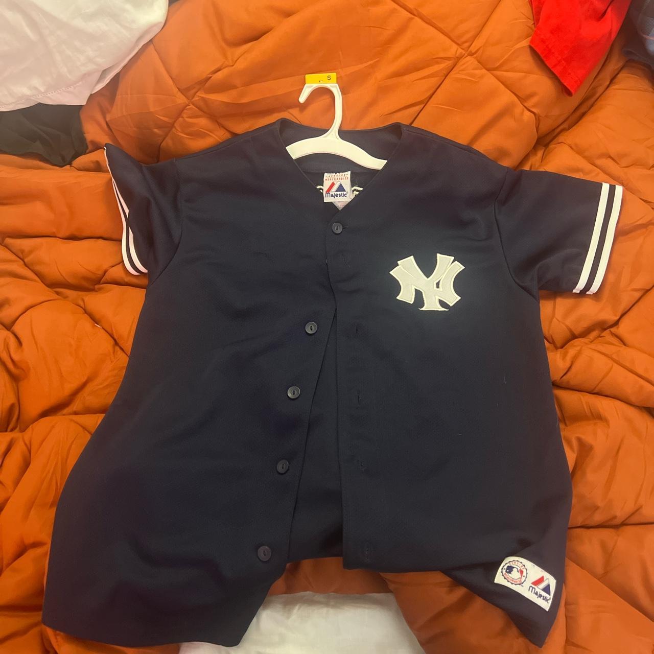 Genuine Merchandise, Shirts, Blue New York Yankees Alex Rodriguez Mens  Jersey