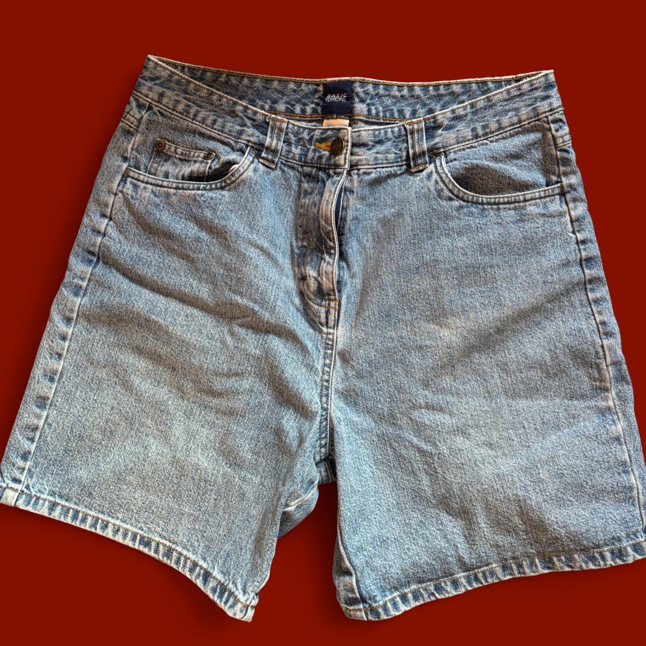 Basic Editions Women's Shorts - Blue - 10 – Basic… - image 1