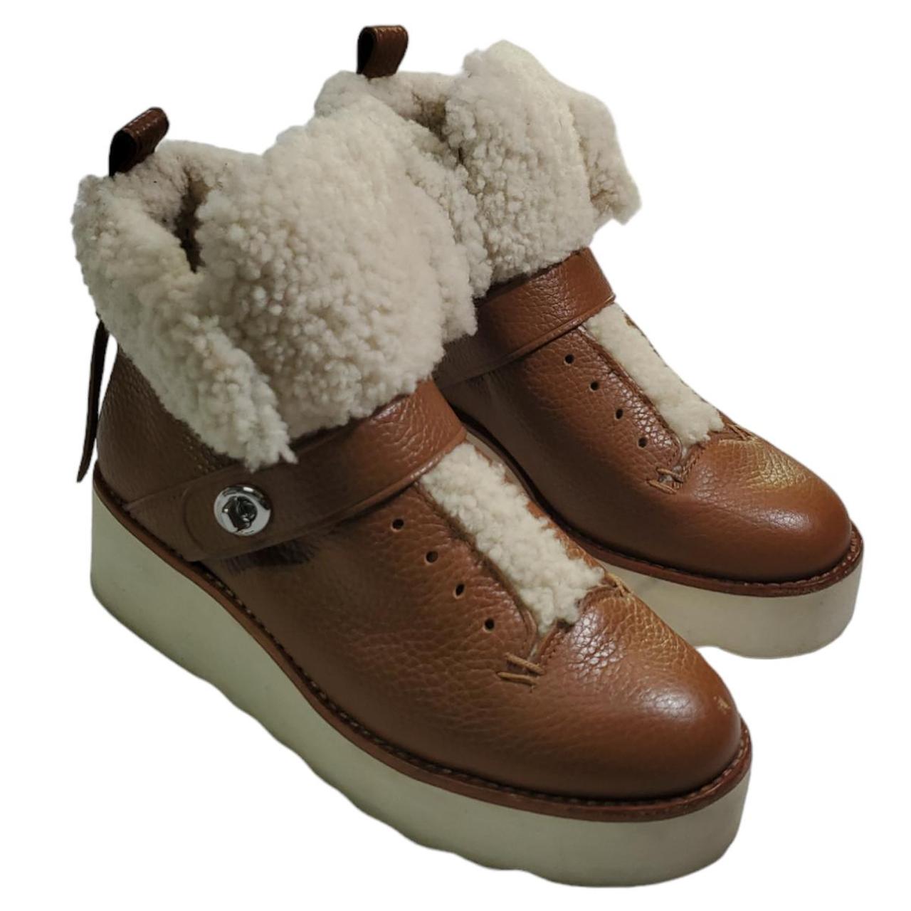 Coach Urban Hiker Shearling Boots Size 7 SKU