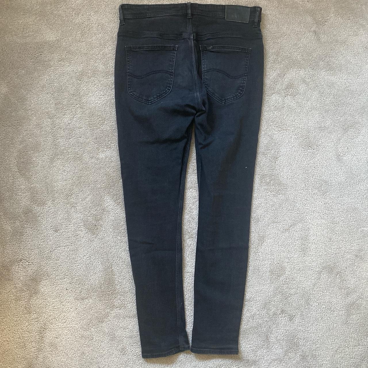 LEE - BLACK JEANS SIZE / - Labelled as 34 (dm... - Depop