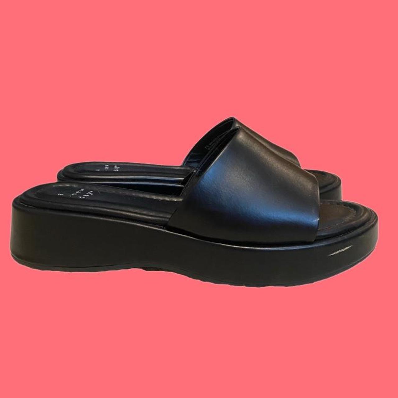 A New Day Women's Black Sandals | Depop