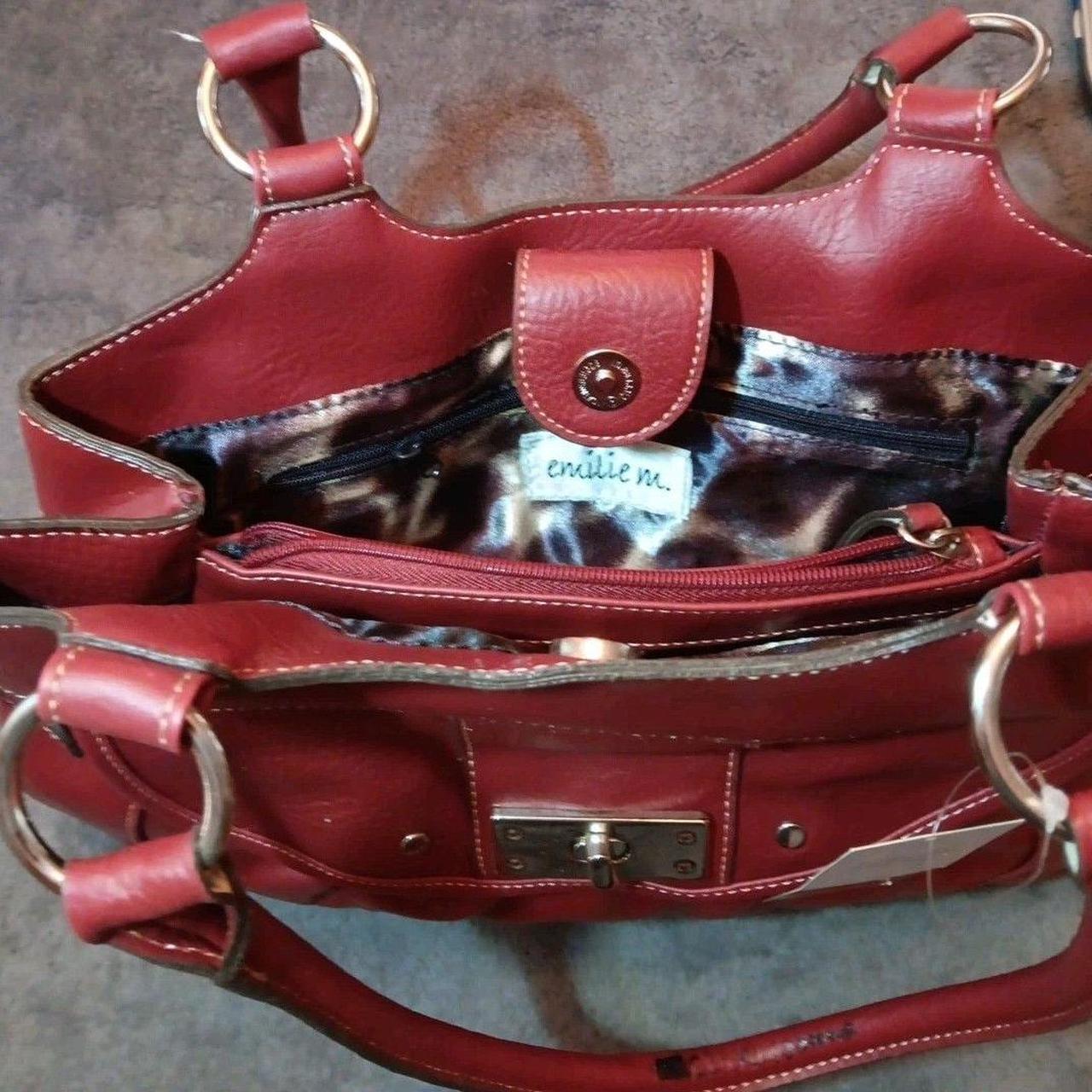 Source Unknown Men's Bag - Red – Has a small blac… - image 2
